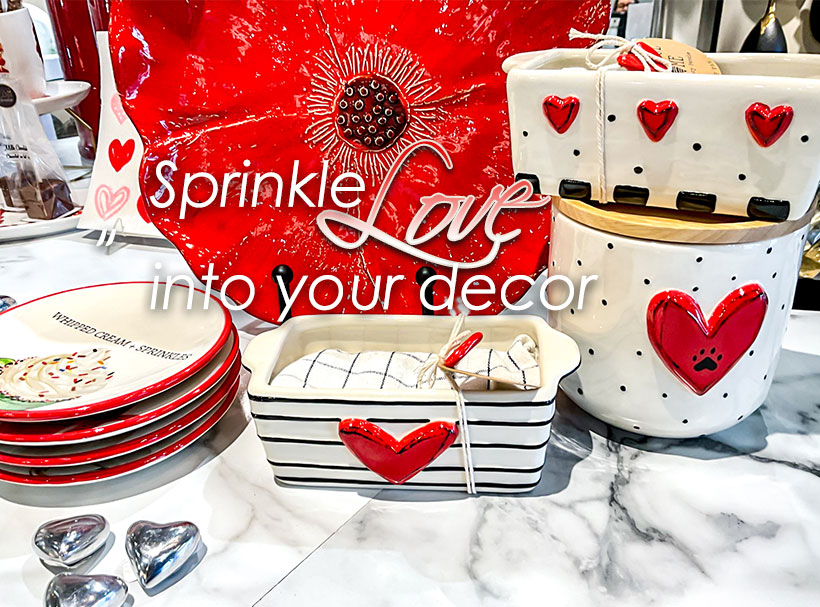 Sprinkle LOVE into your decor